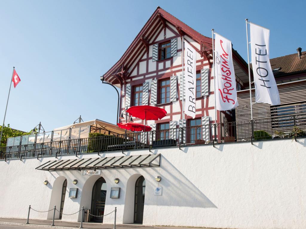 Hotel Brauerei Frohsinn Arbon Zimmer foto